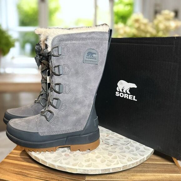 Sorel Tivoli IV Tall Insulated Waterproof Winter Faux Fur Boots Women’s 7 - Picture 6 of 16